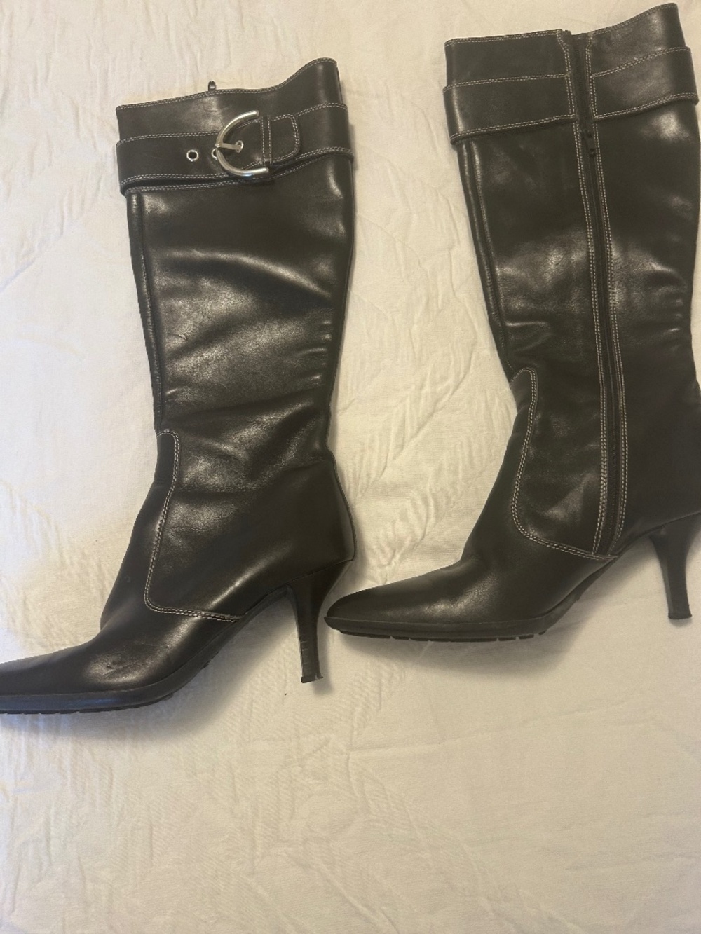Coach heeled boot